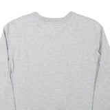 TOMMY HILFIGER Mens Grey Tommy Jeans Crew Neck M Sweatshirt Cotton Blend Logo