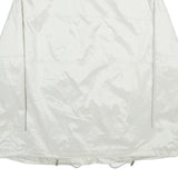 GOLDIX Womens White Zip Jacket UK 22 Plain Lightweight Casual Outerwear