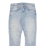 LEVI'S 512 Mens Slim Jeans Blue Denim Light W30 L28 Slim Fit Zip Closure