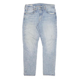LEVI'S 512 Mens Slim Jeans Blue Denim Light W30 L28 Slim Fit Zip Closure