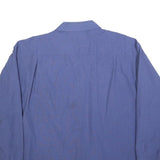 CINTAS Mens Blue Work Shirt XL Logo Embroidered Button Long Sleeve Cotton Blend