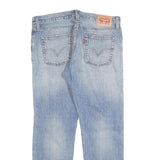 LEVI'S 501 Womens Jeans Blue Regular Straight Denim Stone Wash W32 L28 Classic
