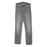 LEVI'S 511 Mens Slim Grey Denim Medium W29 L30 Zip Denim Jeans