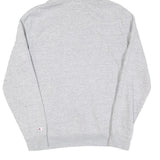 CHAMPION Mens Grey Hoodie S Cotton Pullover Casual Sports Sweatshirt