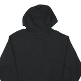 CHAMPION Mens Black Pullover Hoodie M Cotton Blend Classic Logo Hooded