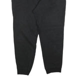 NAUTICA Mens Joggers Black L W34 L27 Cotton Blend Relaxed Tapered Drawstring