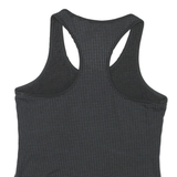 ADIDAS Womens Black Graphic Vest S Sleeveless Crew Neck Climalite Fitness