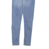 LEVI'S Womens Slim Blue Skinny Denim Medium Wash Cotton Blend W24 L27 Zip