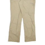 CARHARTT Mens Cotton Blend Beige Relaxed Straight Trousers W32 L32 Workwear Zip