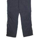 ICEPEAK Mens Polyamide Navy Regular Fit Straight Trousers W36 L34 Outdoor Zip