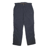 ICEPEAK Mens Polyamide Navy Regular Fit Straight Trousers W36 L34 Outdoor Zip