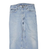 CARHARTT Womens Regular Fit Light Blue Denim Jeans W34 L30 Classic Zip Fastening