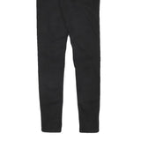 LEVI'S Womens Black Slim Skinny Denim Cotton Blend W25 L28 Zip Jeans
