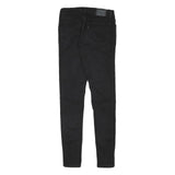 LEVI'S Womens Black Slim Skinny Denim Cotton Blend W25 L28 Zip Jeans