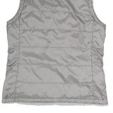 THE NORTH FACE Womens Grey Reversible Zip Vest Polyester Blend S Plain Outdoor