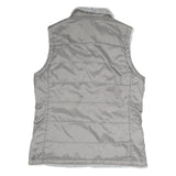 THE NORTH FACE Womens Grey Reversible Zip Vest Polyester Blend S Plain Outdoor