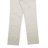 LEE Womens Cotton Blend Beige Regular Fit Straight Leg Trousers W30 L33 Classic