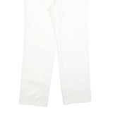 DICKIES Mens White Regular Fit Straight Denim Jeans W30 L30 Classic Cotton Blend
