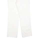 DICKIES Mens White Regular Fit Straight Denim Jeans W30 L30 Classic Cotton Blend