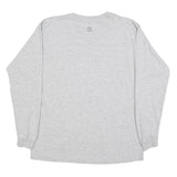 TIMBERLAND Mens Grey Long Sleeve Crew Neck Cotton Blend T-Shirt M