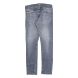 CARHARTT Mens Slim Blue Denim Jeans W30 L32 Zip Closure Casual Wear