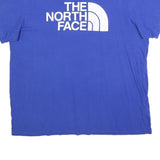THE NORTH FACE Mens Blue Graphic T-Shirt XL Short Sleeve Crew Neck Cotton Blend