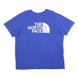 THE NORTH FACE Mens Blue Graphic T-Shirt XL Short Sleeve Crew Neck Cotton Blend