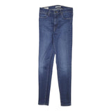 LEVI'S Womens Jeans Blue Slim Skinny Denim Medium W27 L29 Stretch Zip