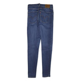 LEVI'S Womens Jeans Blue Slim Skinny Denim Medium W27 L29 Stretch Zip