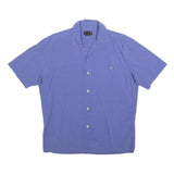 RALPH LAUREN POLO JEANS COMPANY Mens Blue Shirt M Cotton Casual Summer Button Up