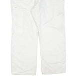 DICKIES Womens White Regular Fit Straight Denim Jeans Cotton Blend W42 L29