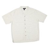 COLORADO CLOTHING Mens White 2XL Cotton Blend Short Sleeve Shirt Casual Summer