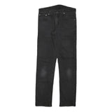 LEVI'S 511 Mens Slim Black Denim Jeans Cotton Blend W30 L32 Classic Fit Zip