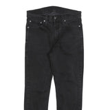 LEVI'S 511 Slim Mens Black Denim Slim Skinny Jeans W32 L26 Zip Cotton Blend
