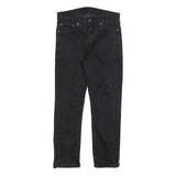 LEVI'S 511 Slim Mens Black Denim Slim Skinny Jeans W32 L26 Zip Cotton Blend