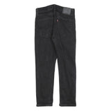 LEVI'S 511 Slim Mens Black Denim Slim Skinny Jeans W32 L26 Zip Cotton Blend