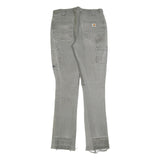 CARHARTT Womens Relaxed Fit Straight Cotton Blend Denim W32 L36 Workwear