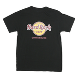 HARD ROCK CAFE Mens Black Gothenburg Graphic T-Shirt S Short Sleeve Crew Neck