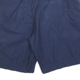 TOMMY HILFIGER Mens Navy Blue Casual Cotton Blend Shorts M W34 Classic Fit