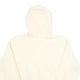 H&M Womens Cream Hoodie XS Cotton Blend Pullover Casual Essentials