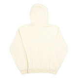 H&M Womens Cream Hoodie XS Cotton Blend Pullover Casual Essentials