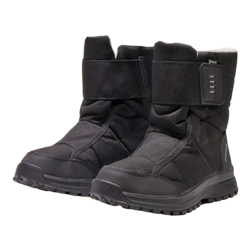 QUECHUA Snow Boots Black Synthetic Womens UK 7.5