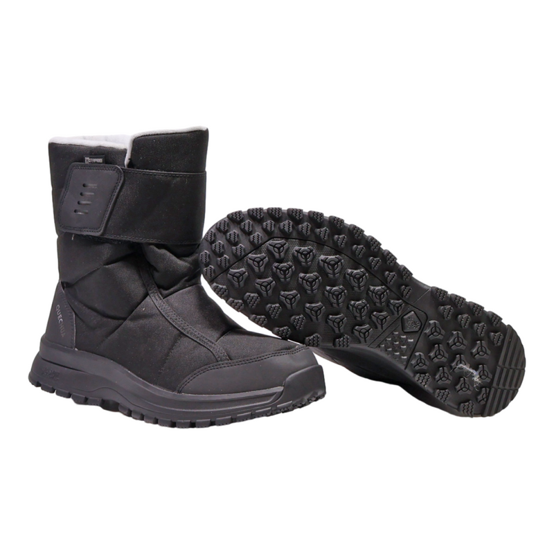 QUECHUA Snow Boots Black Synthetic Womens UK 7.5