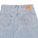 LEVI'S Mens Denim Shorts Blue 2XL W36 Classic Fit Five Pocket Style