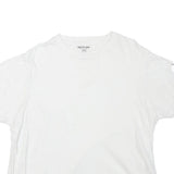 TRUE RELIGION Womens White Graphic T-Shirt L Short Sleeve Crew Neck Logo