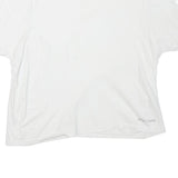TRUE RELIGION Womens White Graphic T-Shirt L Short Sleeve Crew Neck Logo