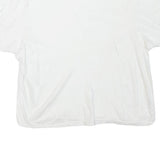 TRUE RELIGION Womens White Graphic T-Shirt L Short Sleeve Crew Neck Logo