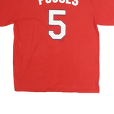 GENUINE MERCHANDISE Mens Red Cardinals Shirt M Short Sleeve Crew Neck Baseball