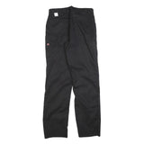 RED KAP Womens Cotton Blend Black Regular Fit Straight Leg Trousers W30 L32