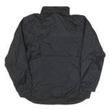 UMBRO Mens Black Trainer Zip Jacket S Polyester Blend Plain Lightweight Sports